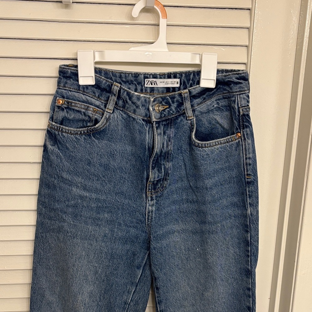 Zara Classic Blue Denim Pants